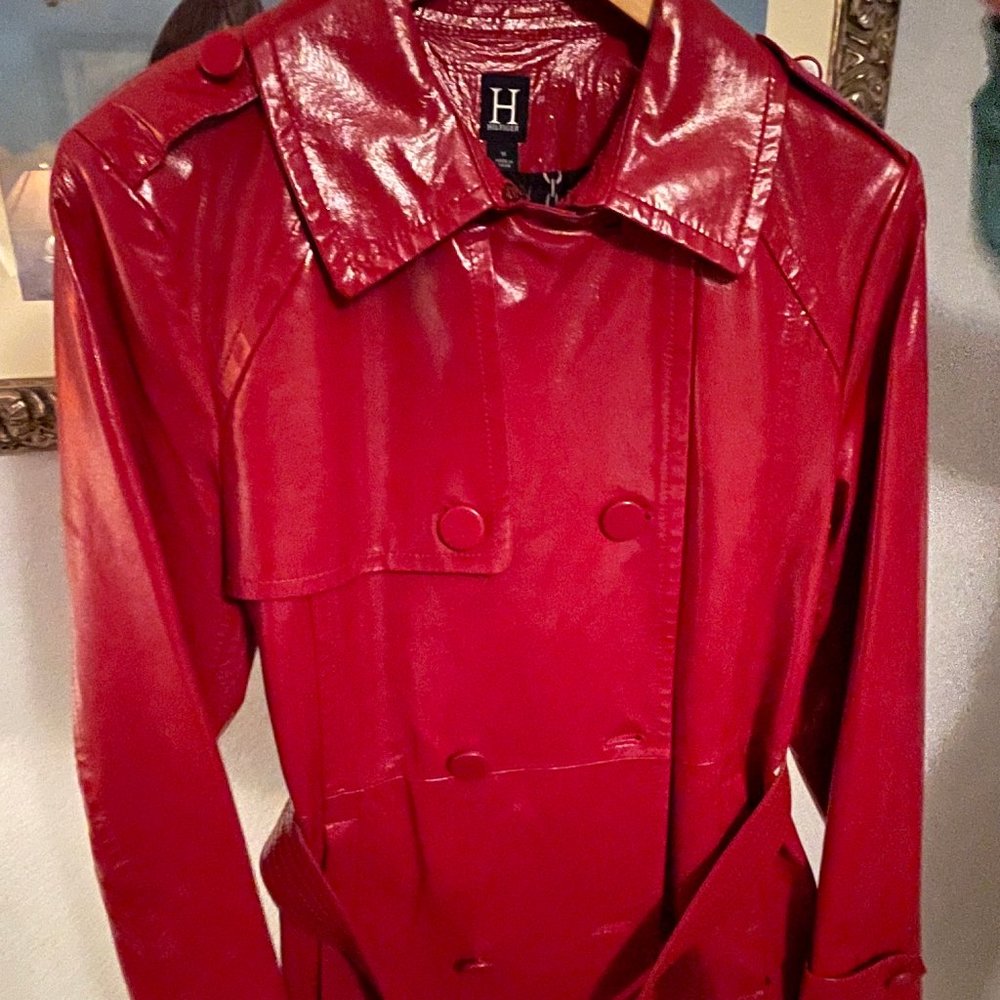 Hilfiger Red Patent coat